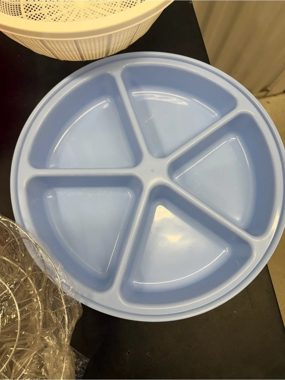 Assorted Plastic Bowl, Strainer, Divided Servers Kitchenware Set